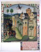 Francais 76, fol. 101, Siege d'Auberoche (1345)